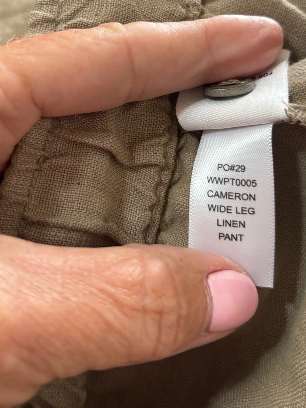 NWOT Rowan Cameron Linen Pants - Picture 8 of 8